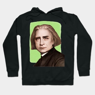 Hungarian composer Franz Liszt illustration Hoodie